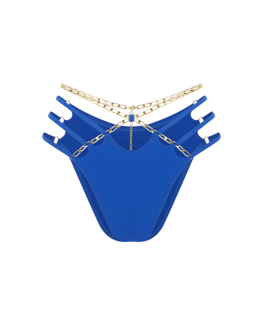 Tazzie Bikini Bottom in Blue |By Agent Provocateur