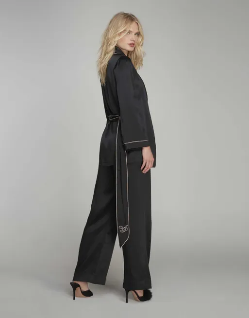 【AGENT PROVOCATEUR】classic pyjama bottoms Classic PJ Pyjama Trousers In Black | Agent Provocateur