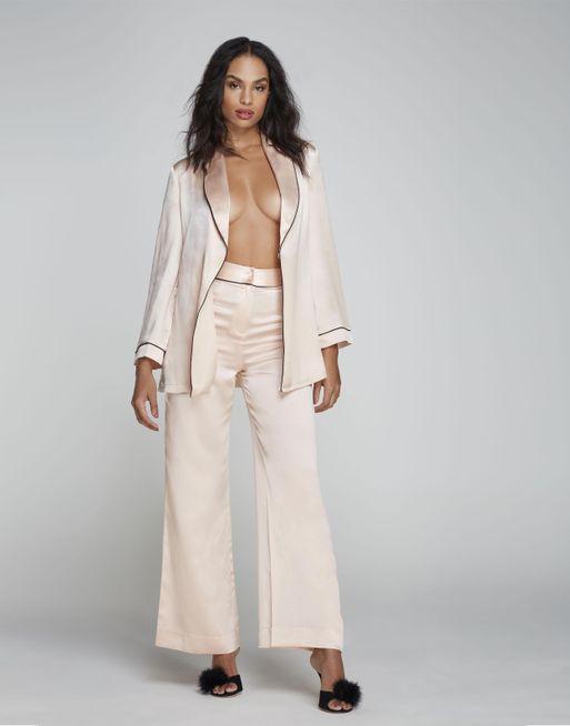 【AGENT PROVOCATEUR】classic pyjama bottoms Classic PJ Pyjama Trousers In Black | Agent Provocateur