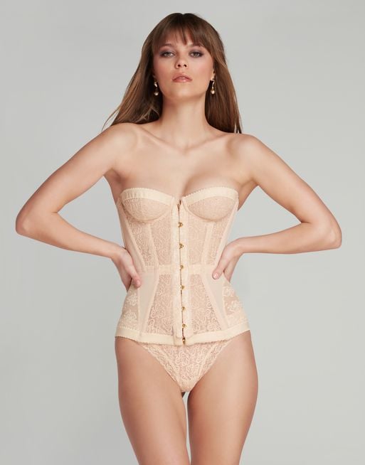 Mercy Corset in Blush | Agent Provocateur All Lingerie