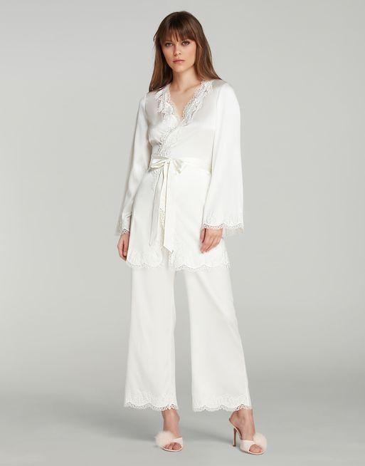 AMELEA PYJAMA TOP IVORY