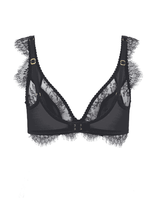 Agent Provocateur Davinah Bra Black Long Line With High Neck