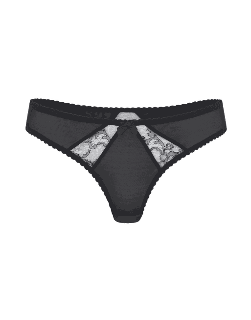 Deanna Thong in Black | By Agent Provocateur