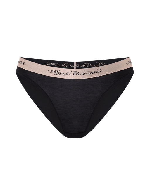 【AGENT PROVOCATEUR】clea brief Clea Full Brief in Black/Pink | By Agent Provocateur