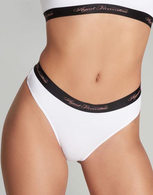 【AGENT PROVOCATEUR】clea thong Clea Thong in White | Agent Provocateur