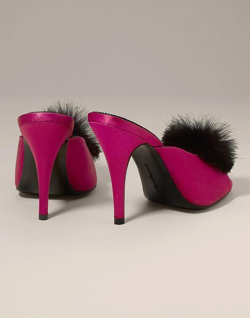【AGENT PROVOCATEUR】tamiya pompom mules Agent provocateur 