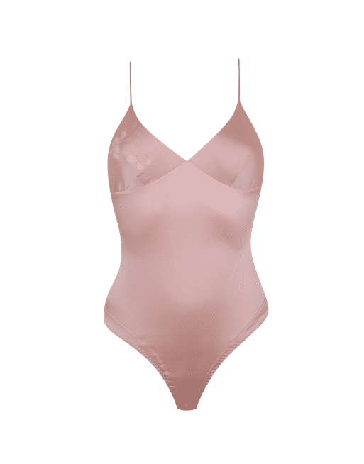 Edenn Bodysuit in Peach Pink By Agent Provocateur