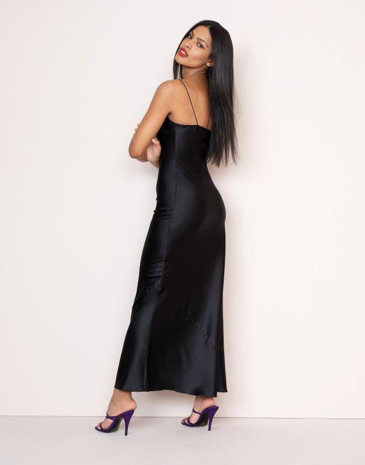 【AGENT PROVOCATEUR】ap shimee slip ld24 Emie Long Slip in Black | By Agent Provocateur All Nightwear