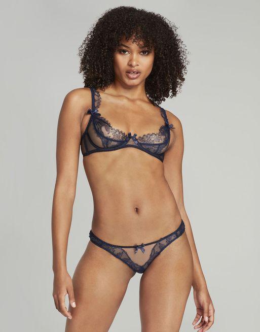 Willa Full Brief in Navy | By Agent Provocateur