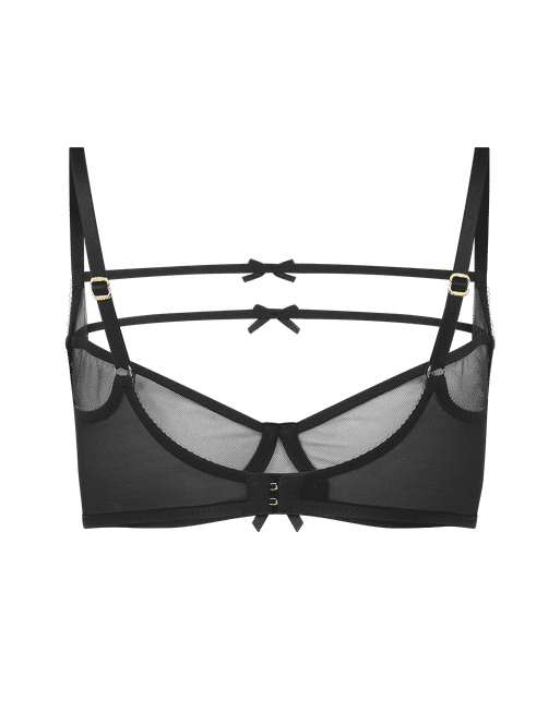 Agent Provocateur Davinah Bra Black Long Line With High Neck