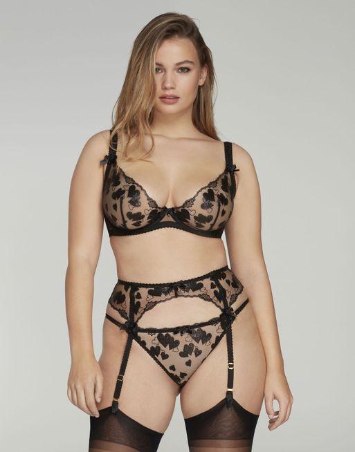 【AGENT PROVOCATEUR】milena suspender Milena Suspender in Black | Agent Provocateur