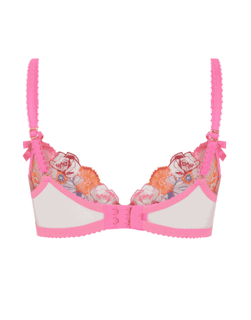 Zuri Plunge Underwired Bra in Multicolour | Agent Provocateur
