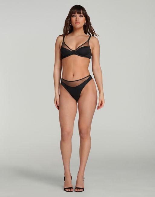 Lucky High Leg Brief in Black | Agent Provocateur