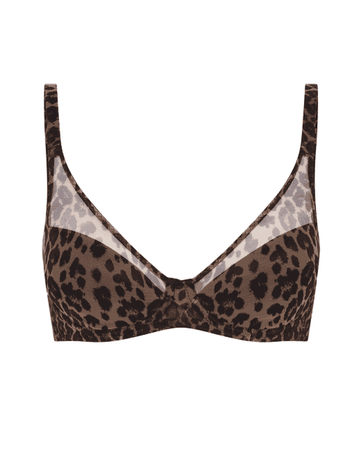 Leopard print bra store
