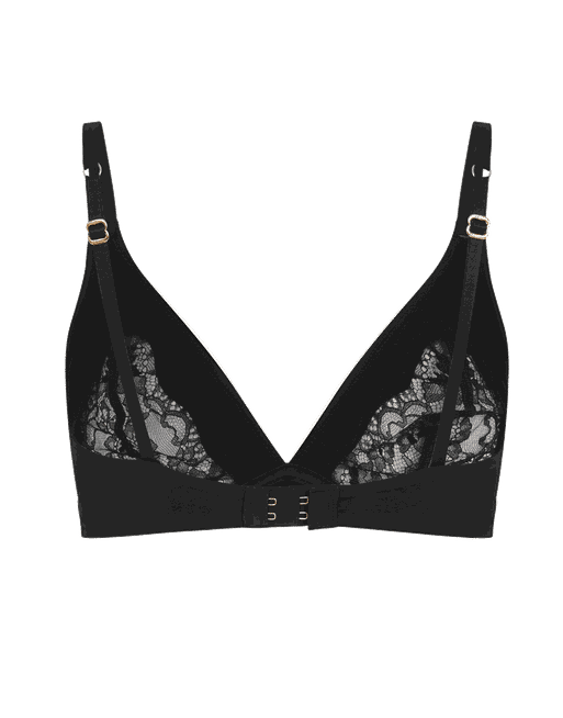 Brigette Soft Cup High Apex Bra in Black | Agent Provocateur