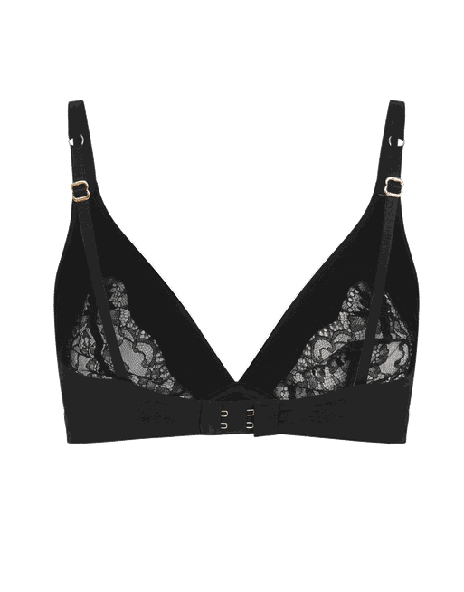 Black Velvet: Luxe AA Cup Bra for Men - Comfort Meets Style