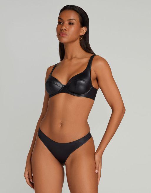 Low cut shop black bra