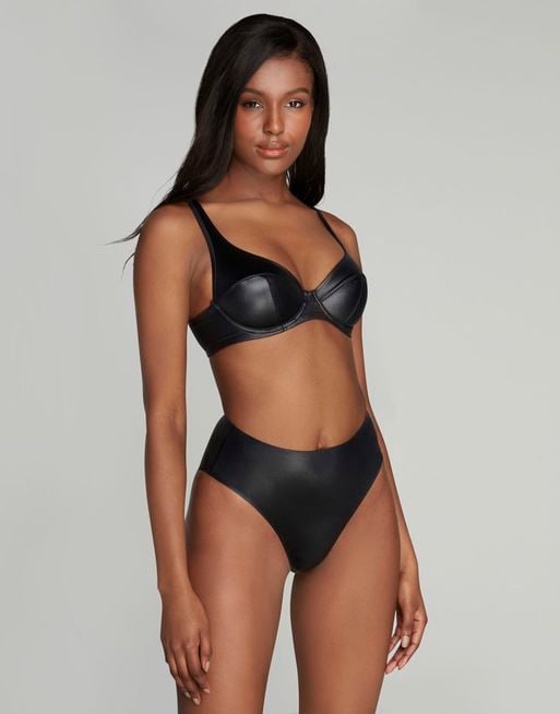 Paige High Waisted Brief in Black