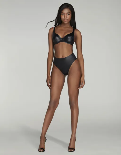 Paige High Waisted Brief in Black | Agent Provocateur