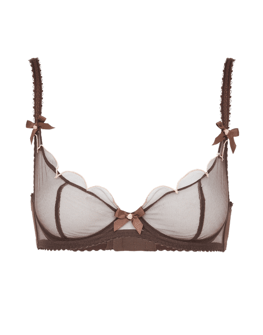 【AGENT PROVOCATEUR】lorna bra Lorna Lace Plunge Underwired Bra in Fuchsia | By Agent