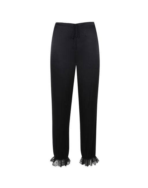 Black cropped on sale pyjama bottoms