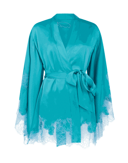Women's Super Plus Size Silky Classic Short Kimono Robe #3028AXX –  shirleymccoycouture