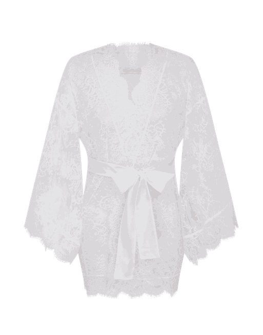 Daniela Kimono in White By Agent Provocateur All Lounge Nightwear