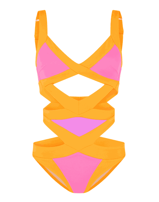 Mazzy Swimsuit in Neon | By Agent Provocateur Outlet