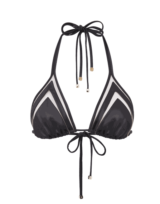 Tora Bikini Top in Black/Sand | By Agent Provocateur