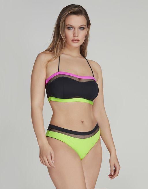 Zenaya Bikini Bottom in Black | By Agent Provocateur All Swimwear