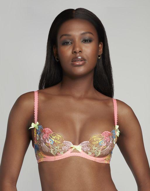 Zuri Plunge Underwired Bra in Multicolour