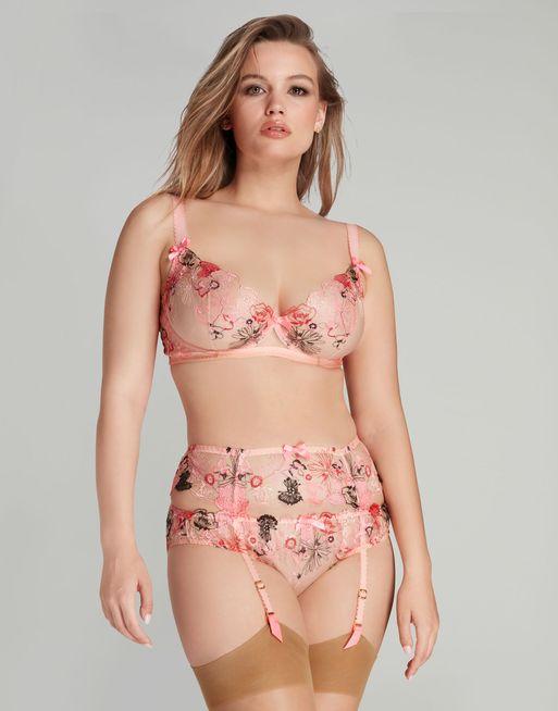 Zuri Suspender in Pink | By Agent Provocateur