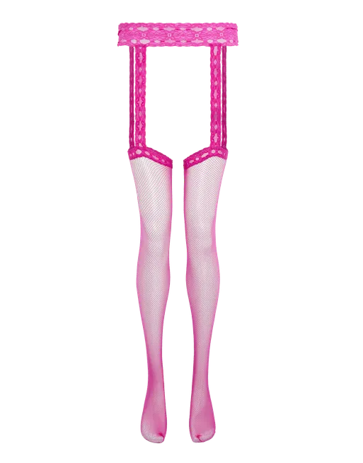 Fishnet stockings outlet and suspenders