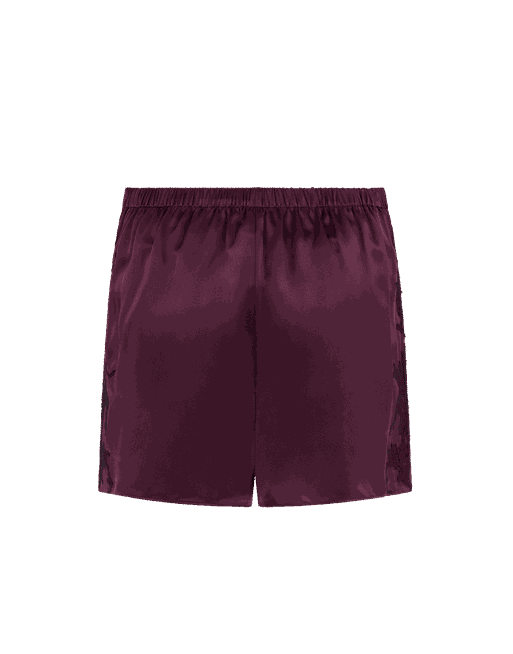 Caressa Pyjama Shorts in Plum By Agent Provocateur All Lounge