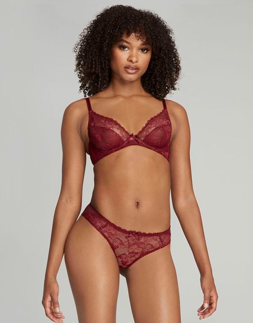 Leni Ouvert in Red  By Agent Provocateur All Lingerie