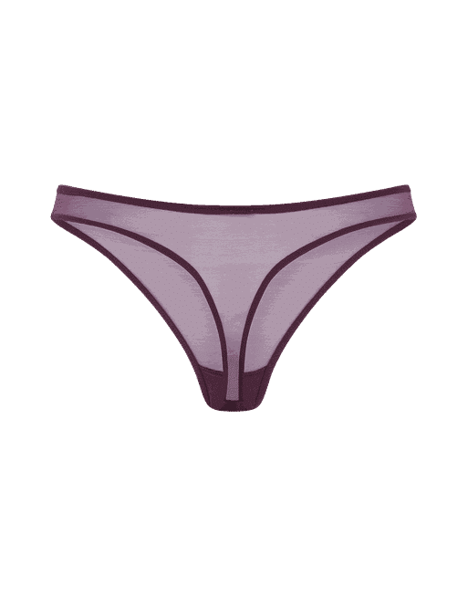 Lucky Thong in Plum  By Agent Provocateur Outlet