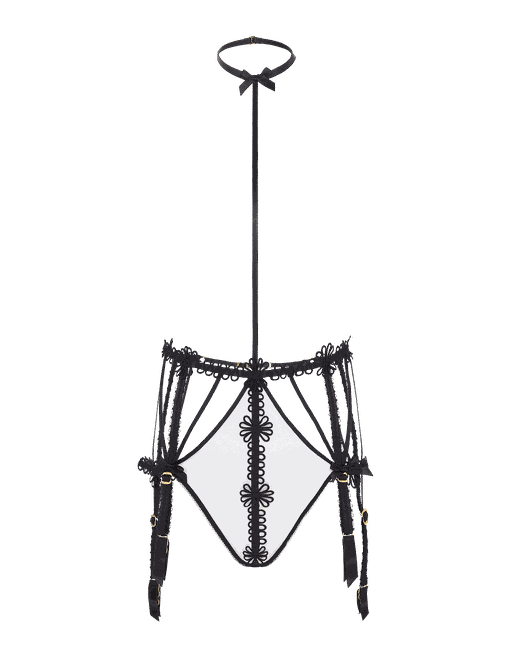 Coletta Playsuit in Black/Sand | By Agent Provocateur