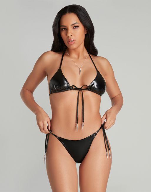 Agent Provocateur ⭐︎ 水着 タグ付き Jennie Bikini Bottom in Black/Gold | By Agent Provocateur Outlet