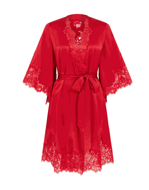 Emmaline Short Dressing Gown By Agent Provocateur Outlet
