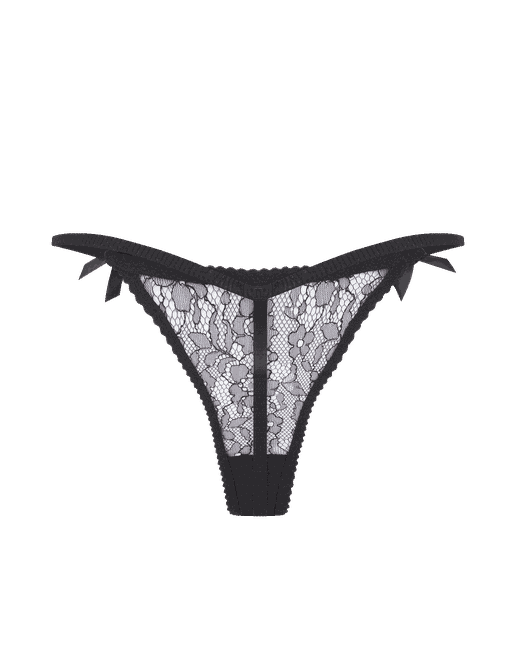 Lorna Lace Thong in Black  By Agent Provocateur All Lingerie
