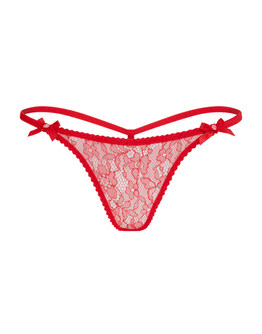 Lorna Lace Thong in Red | By Agent Provocateur