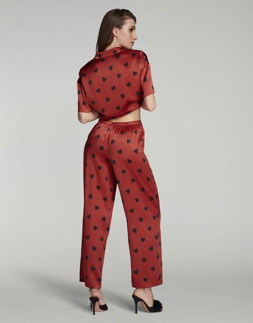 【AGENT PROVOCATEUR】hart pyjama ショーツ Hart Pyjama Shorts in Red | By Agent Provocateur