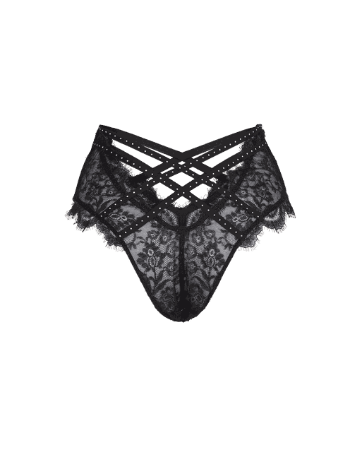 Agent Provocateur ランジェリー　新品タグ付き AGENT PROVOCATEUR Katanah cutout Swiss-dot tulle briefs | NET-A-PORTER