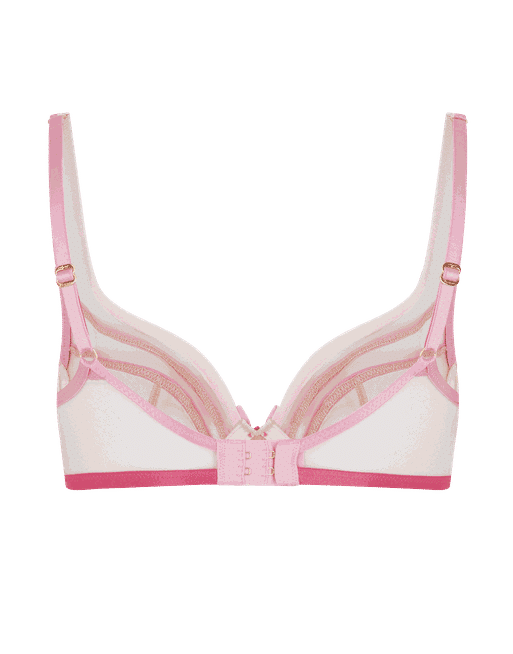 Andet Alligevel Havanemone Candie Plunge Underwired Bra in Pink | By Agent Provocateur Outlet
