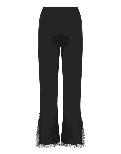 Black cropped pyjama hotsell bottoms