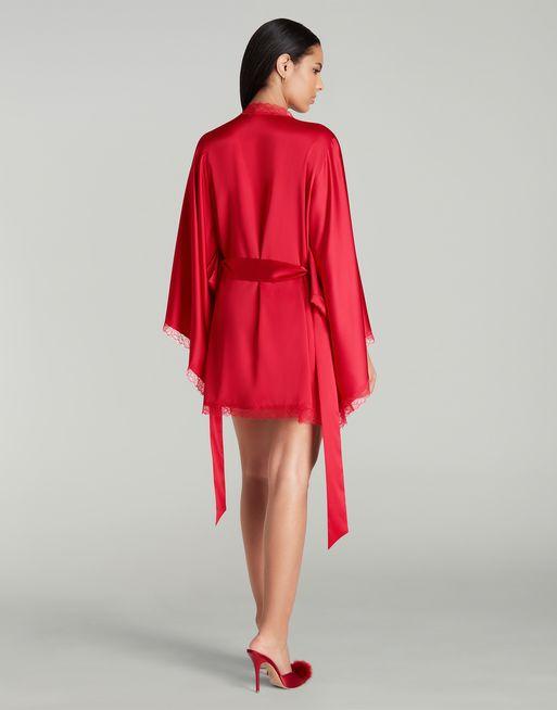 【AGENT PROVOCATEUR】gisele short kimono Gisele Short Kimono in Red | By Agent Provocateur All Nightwear