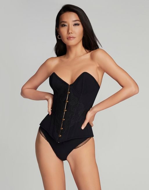 Carri Corset in Black  By Agent Provocateur All Lingerie