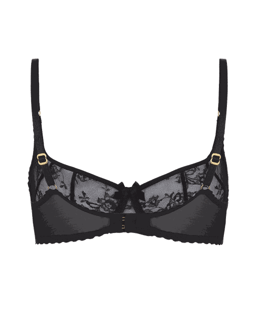 Sachaa Balconette Underwired Bra in Black