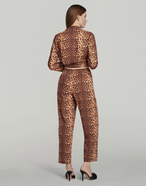Filpa Long PJ Set in Leopard | By Agent Provocateur