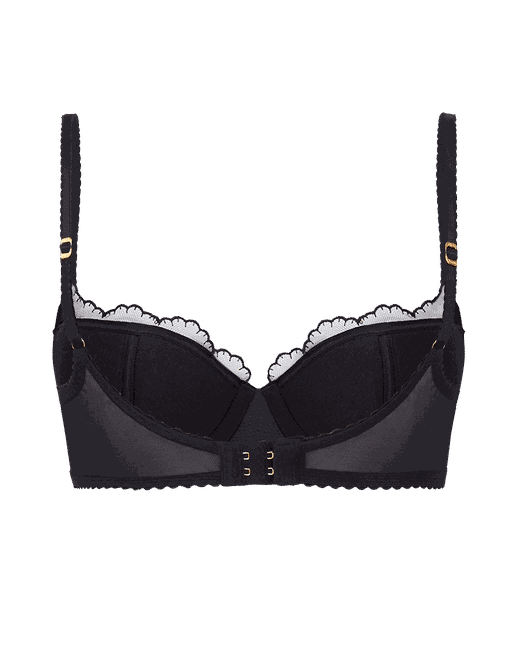 Size 32A Wonderbra Refined Glamour Balconette Bra W031O Black RRP